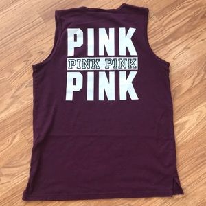 Victoria Secret Pink tank top worn twice small